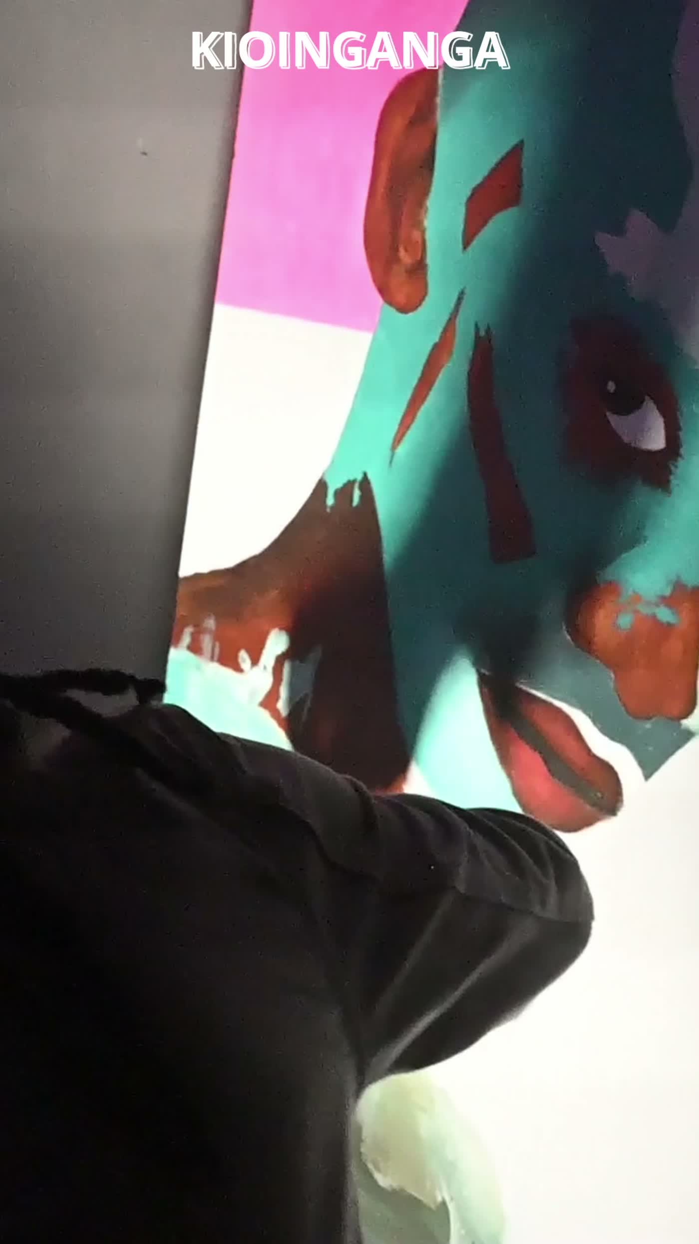 Live painting promo film